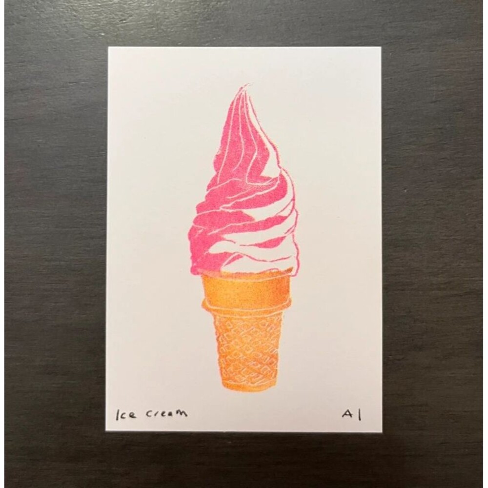 Ana Inciardi Mini Print - Ice Cream